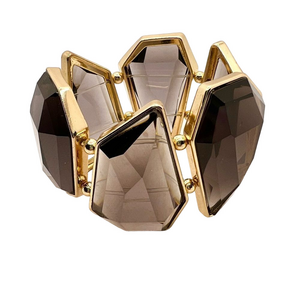 Dramatic statement stretch bracelet